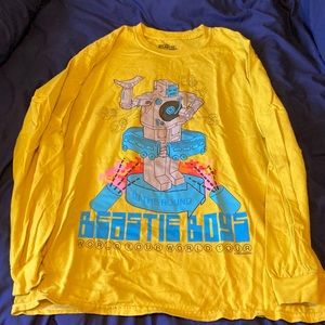 Size S yellow Beastie Boys long sleeve